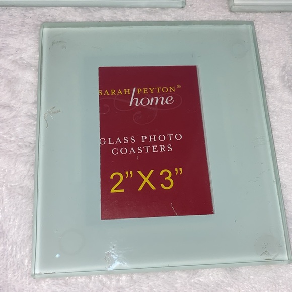 Home Glass Photo Coaster Set Of 4 Sarah Peyton - Picture 3 of 5